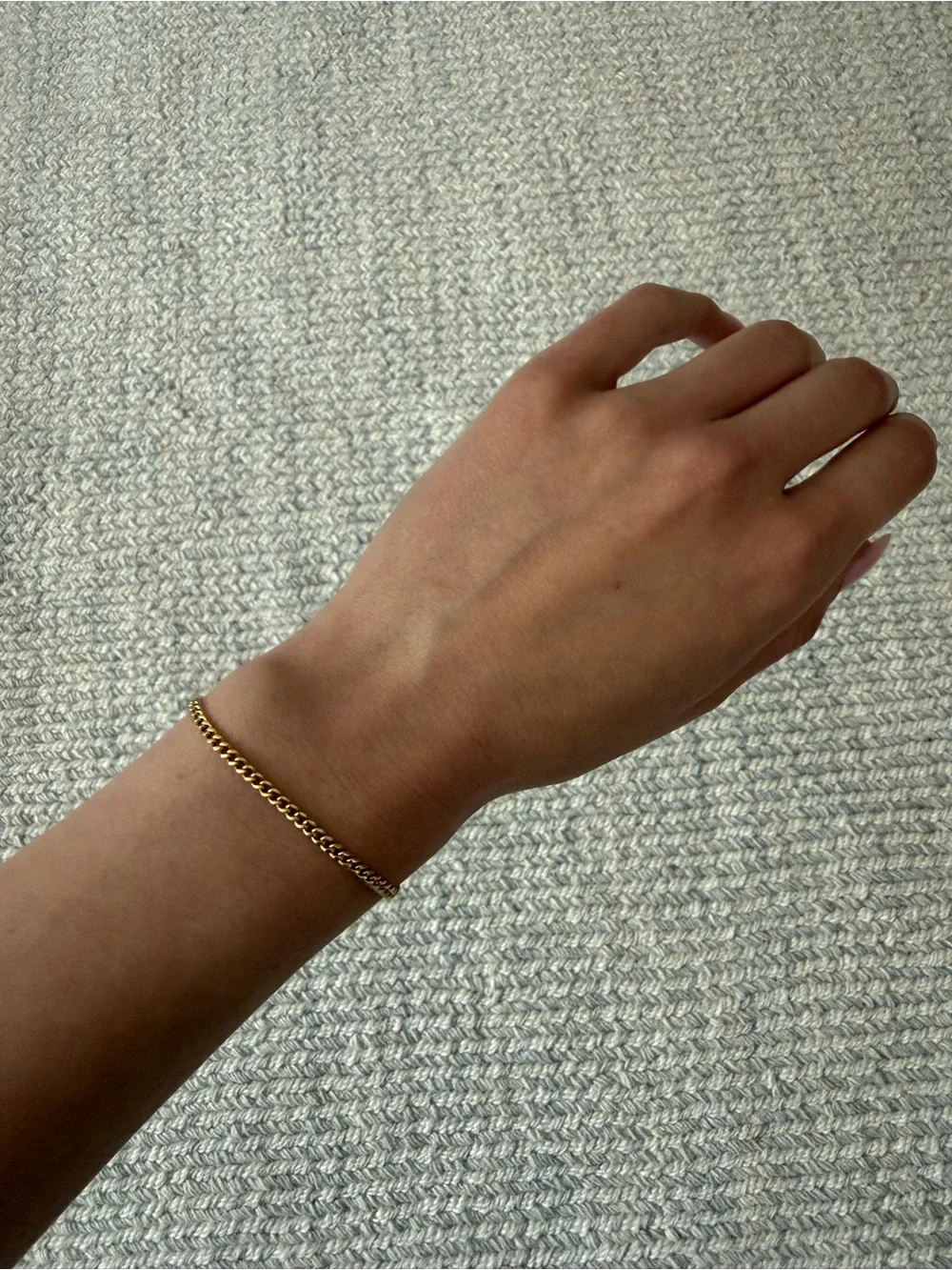 14k Curb Chain Link 7” Bracelet